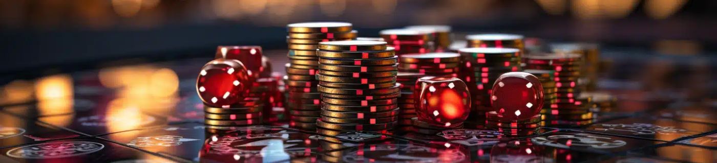 Casino Chips and Casino Dice